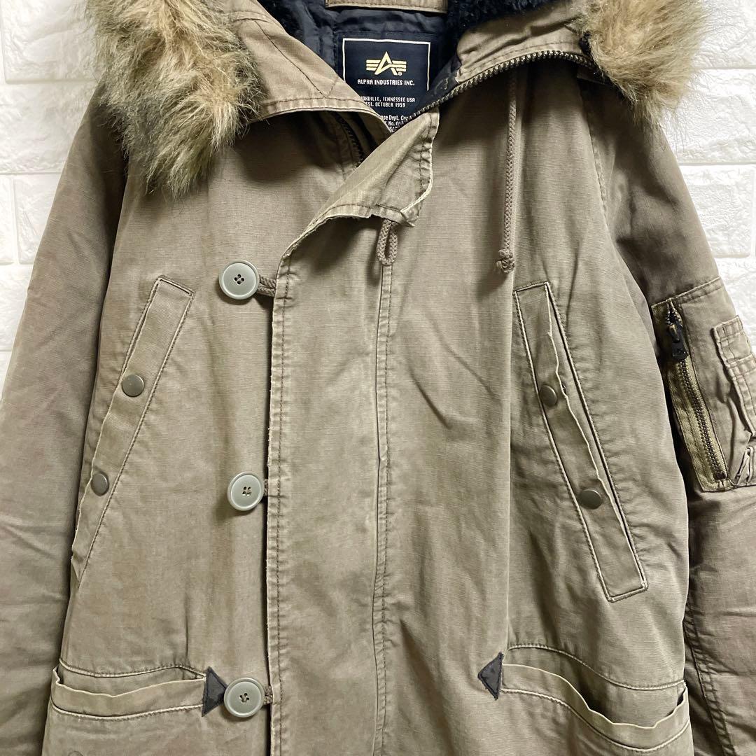 ALPHA INDUSTRIES モッズコート N-3B ミリタリー ジャケット