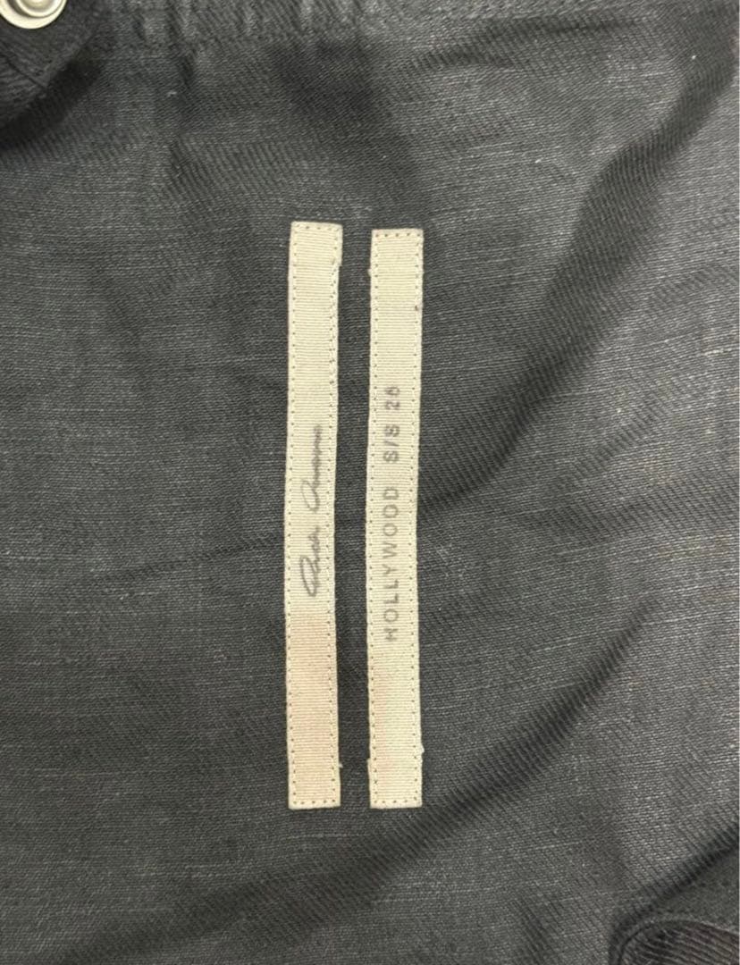 ✨サイズ46✨　Rick Owens ALICE TOUR SHIRT 25ss