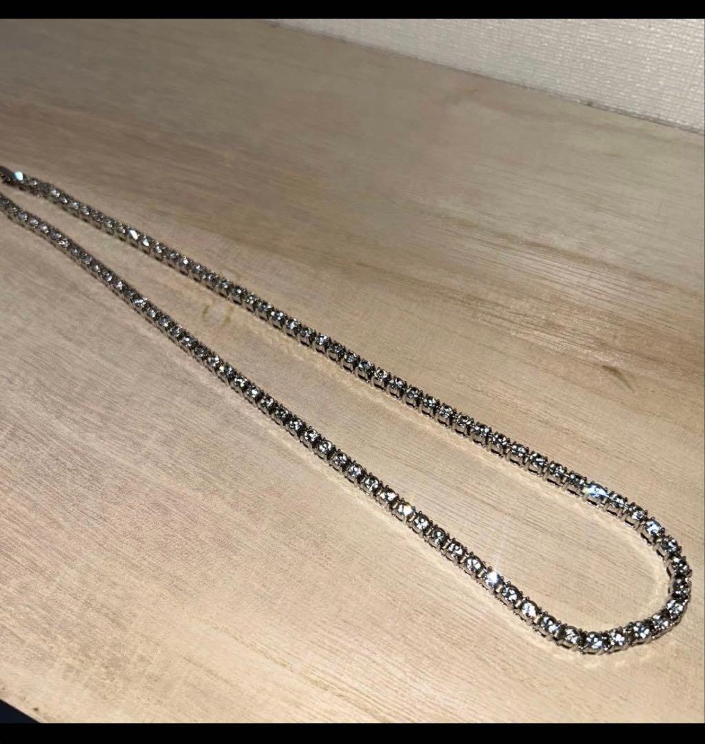 AVALANCHE テニスネックレス　モアサナイト　5mm 55cm