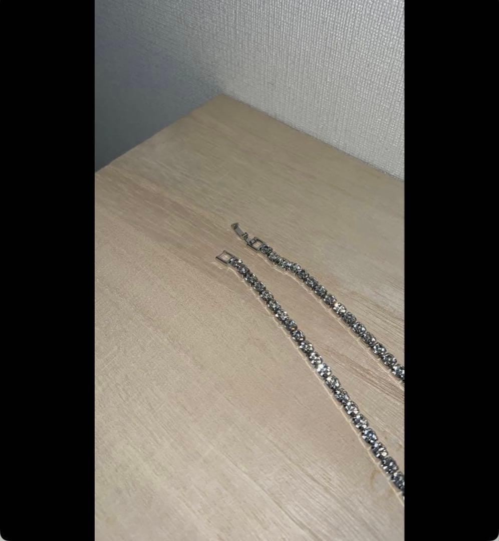 AVALANCHE テニスネックレス　モアサナイト　5mm 55cm