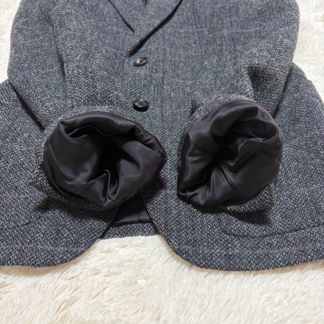 美品　PS Paul Smith ウール テーラードジャケット グレー　ツイード