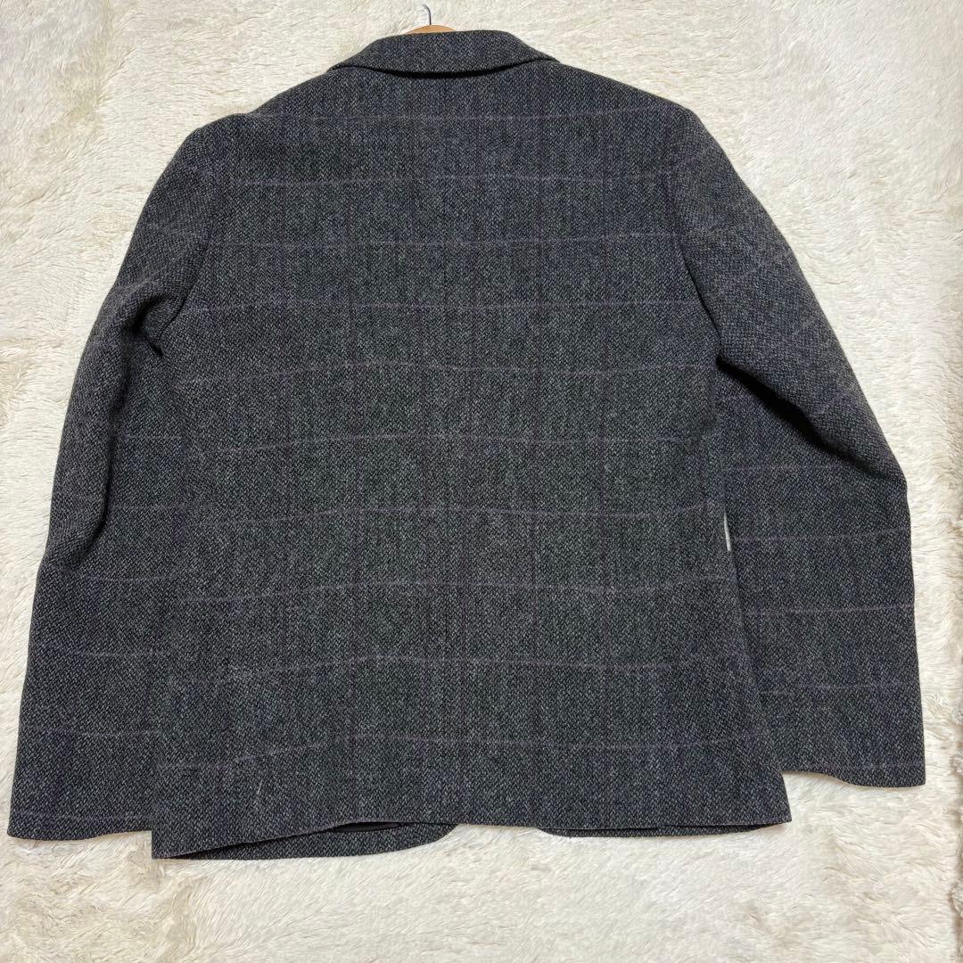 美品　PS Paul Smith ウール テーラードジャケット グレー　ツイード