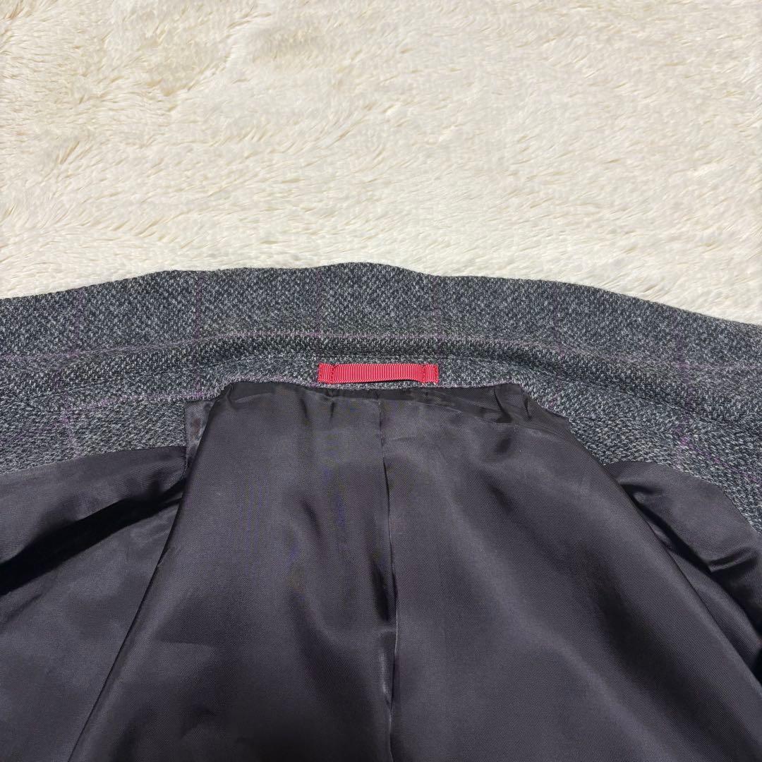 美品　PS Paul Smith ウール テーラードジャケット グレー　ツイード