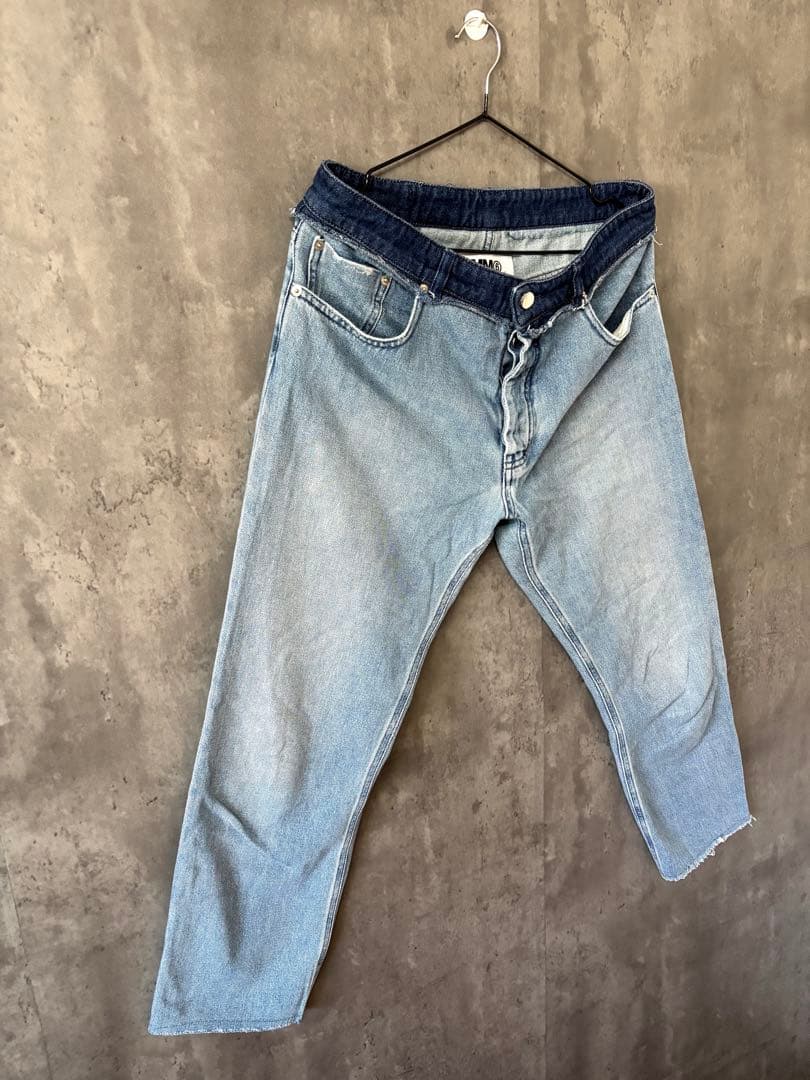 〈早い者勝ち・美品〉マルジェラ　MM6 デニムパンツ　即完売品　切り返し15ss