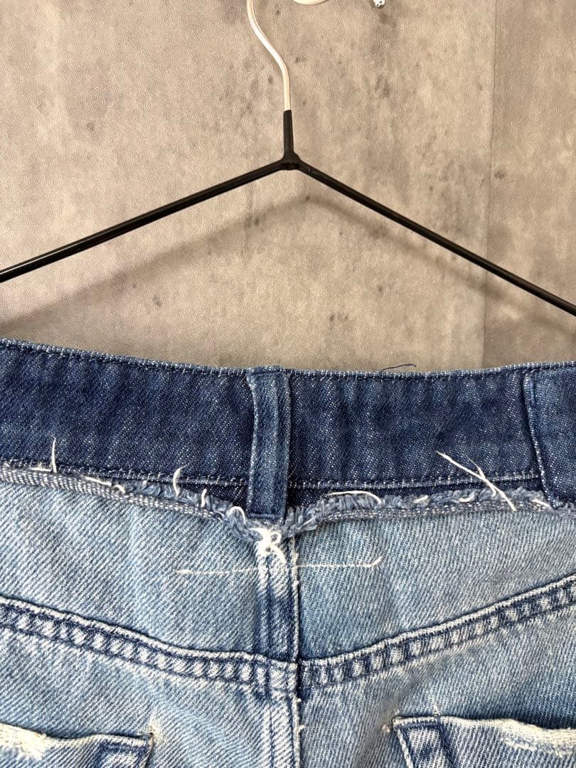 〈早い者勝ち・美品〉マルジェラ　MM6 デニムパンツ　即完売品　切り返し15ss