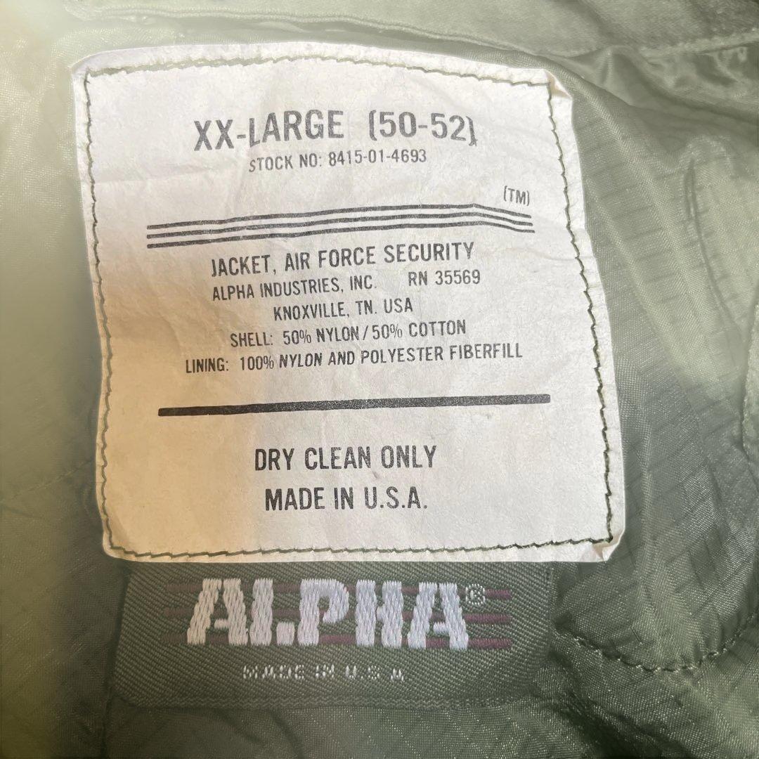 止*a様 80s alpha フライトジャケット cwu-45p 旧タグ　USA