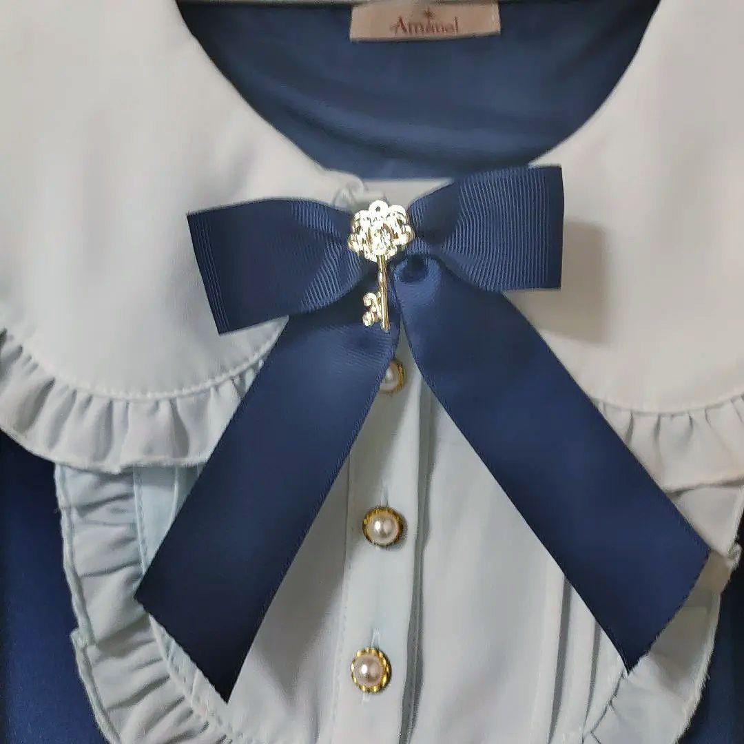 Amavel Classical Maid ワンピース ネイビー