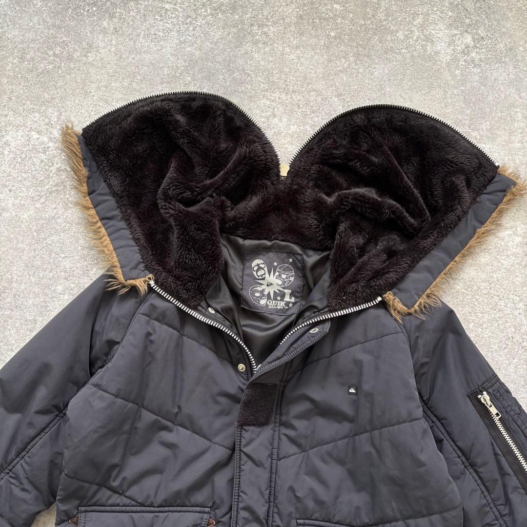 【Quiksilver】 クイックシルバー N-2B フライトジャケット (L)
