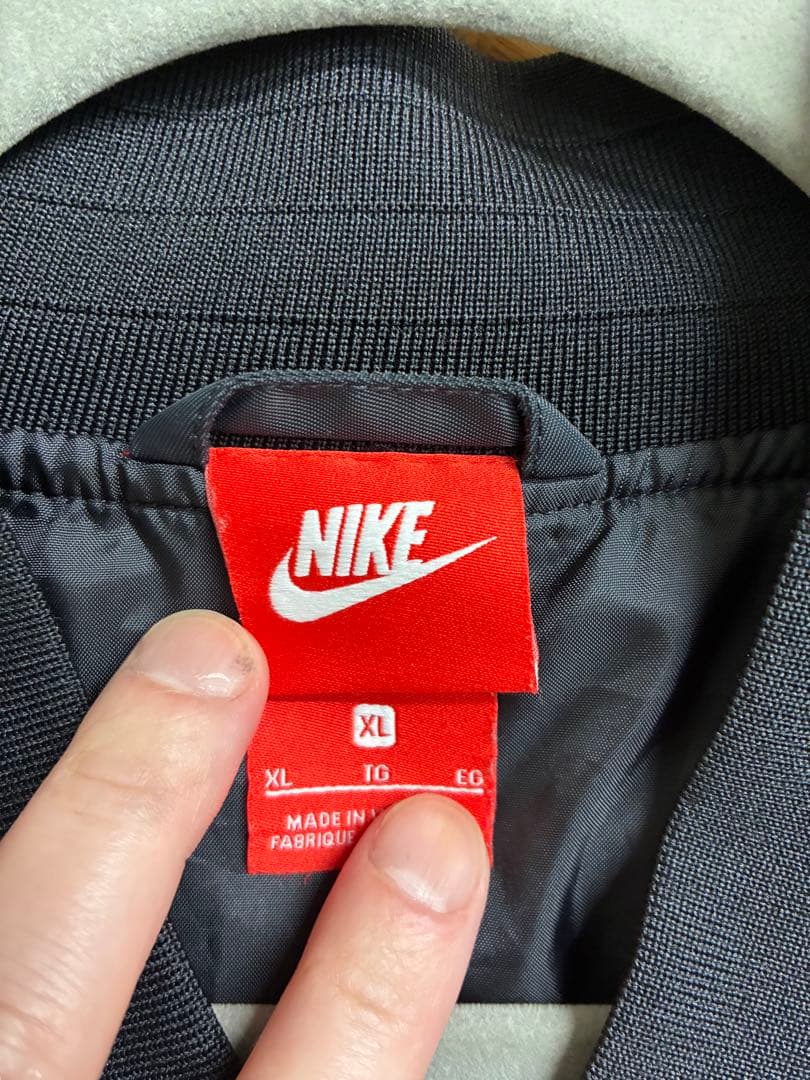 Nike ブラック MA-1ジャケット XL