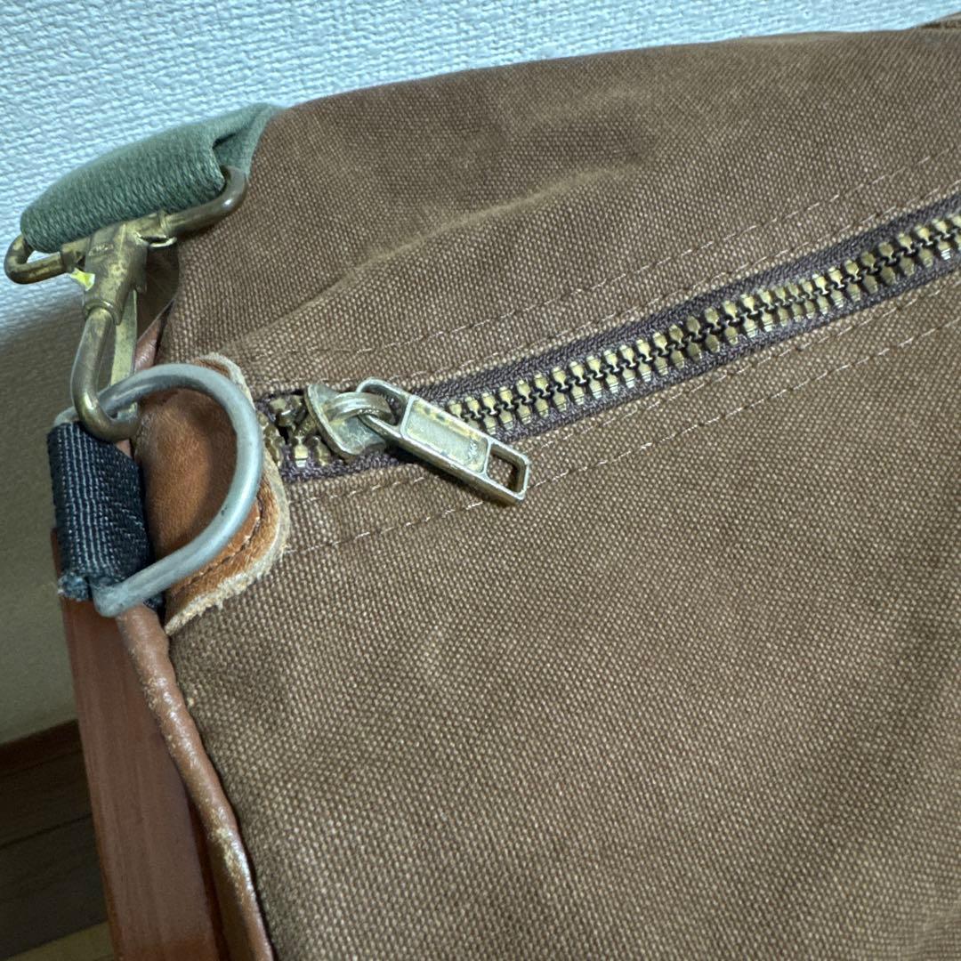 80’s L.L.Bean ダッフルバッグ ボストン ビンテージ レザーハンドル