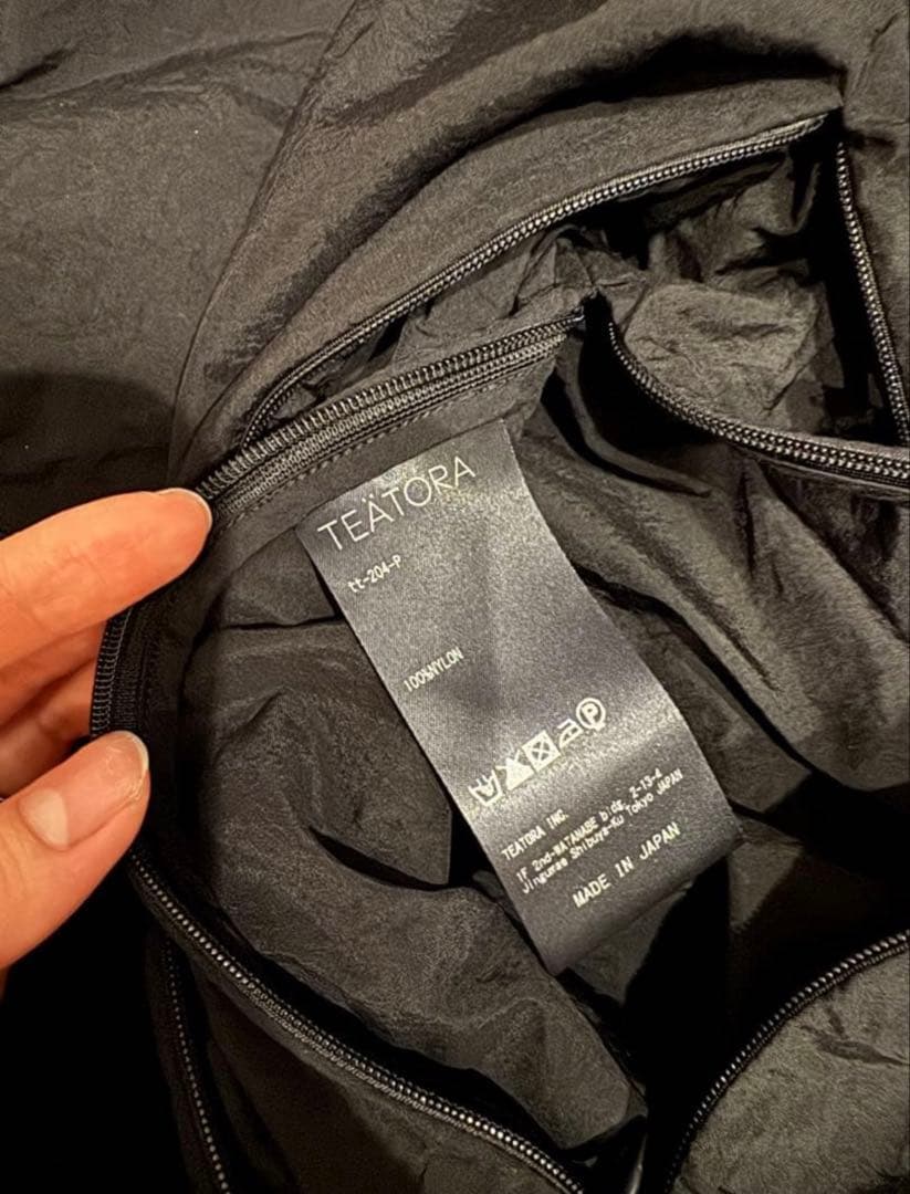 M*T様 TEATORA Wallet JKT P 2 ブラック