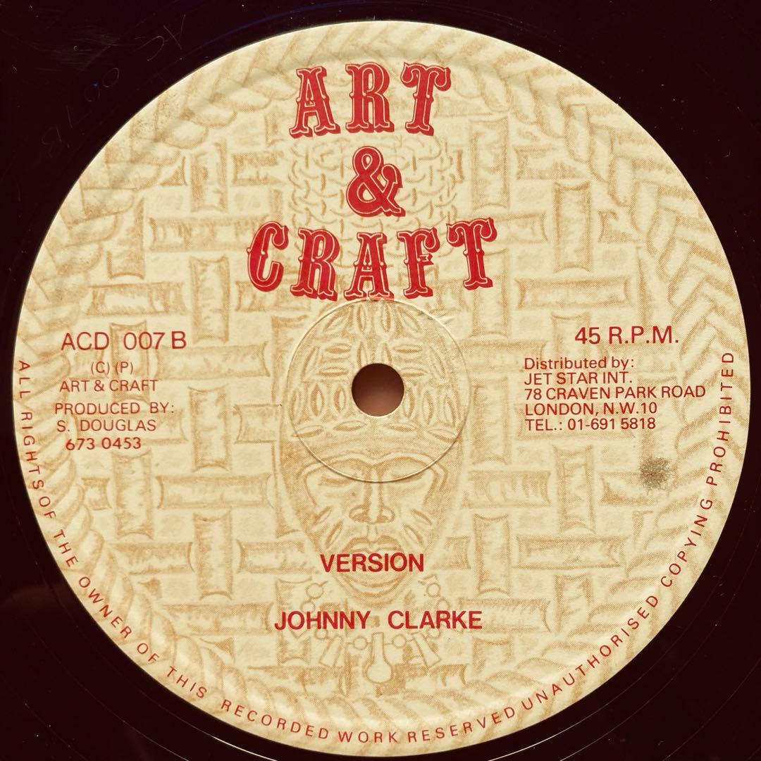 12” JOHNNY CLARKE - CAN’T GET ENOUGH レゲエ