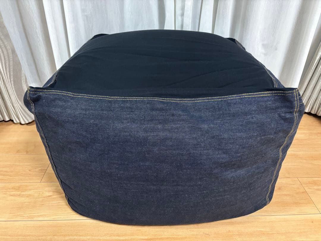 無印良品　体にフィットするソファ　ダークデニム　本体＆カバー付き
