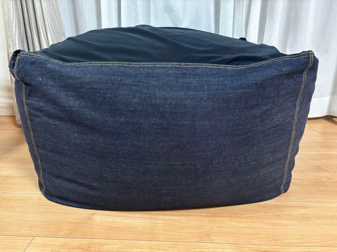 無印良品　体にフィットするソファ　ダークデニム　本体＆カバー付き