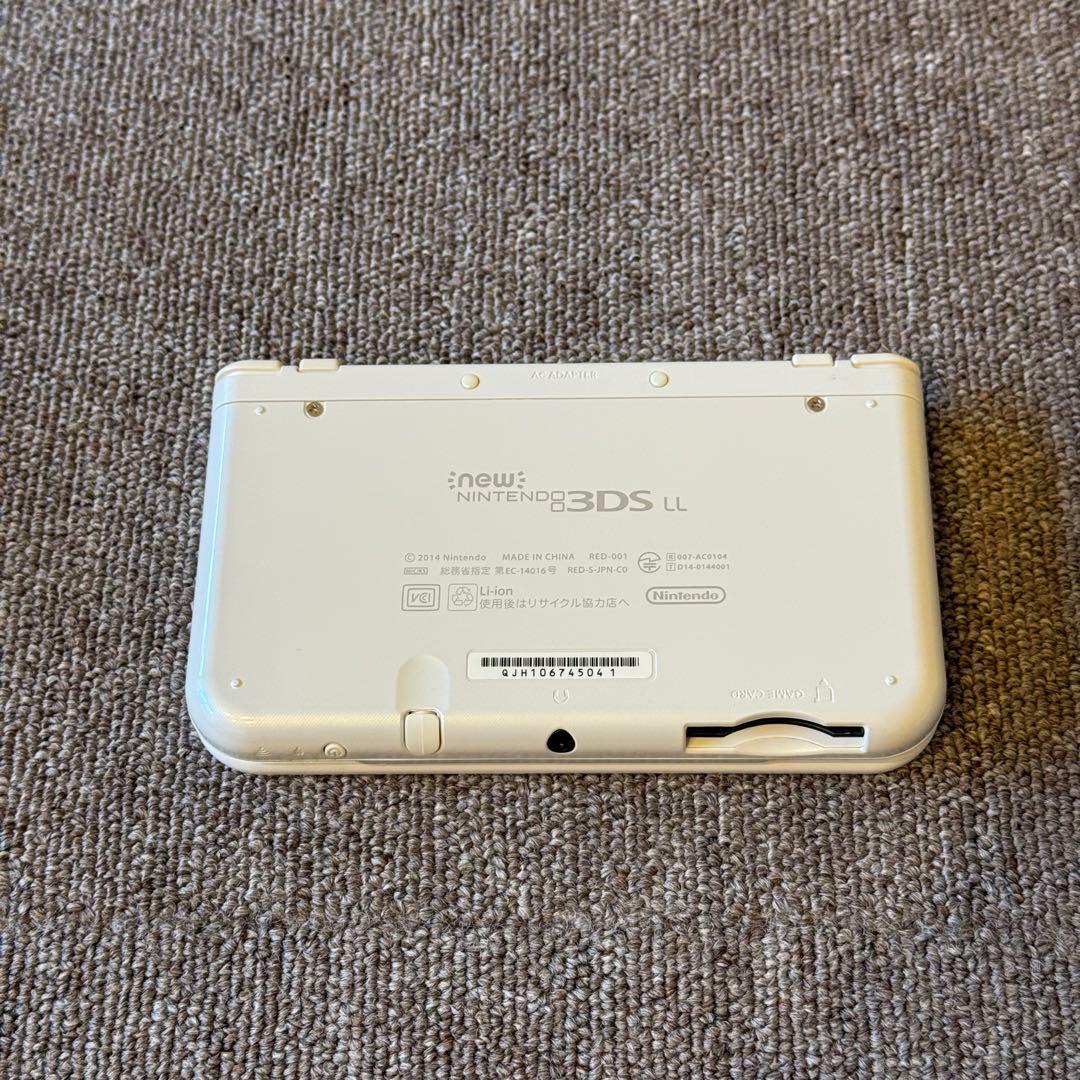 Newニンテンドー3DS LL パールホワイト 上画面IPS搭載 箱付き
