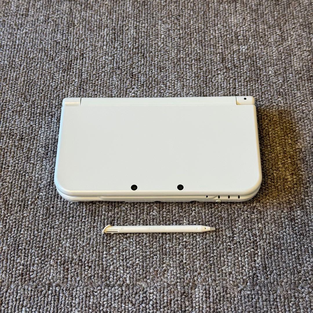 Newニンテンドー3DS LL パールホワイト 上画面IPS搭載 箱付き