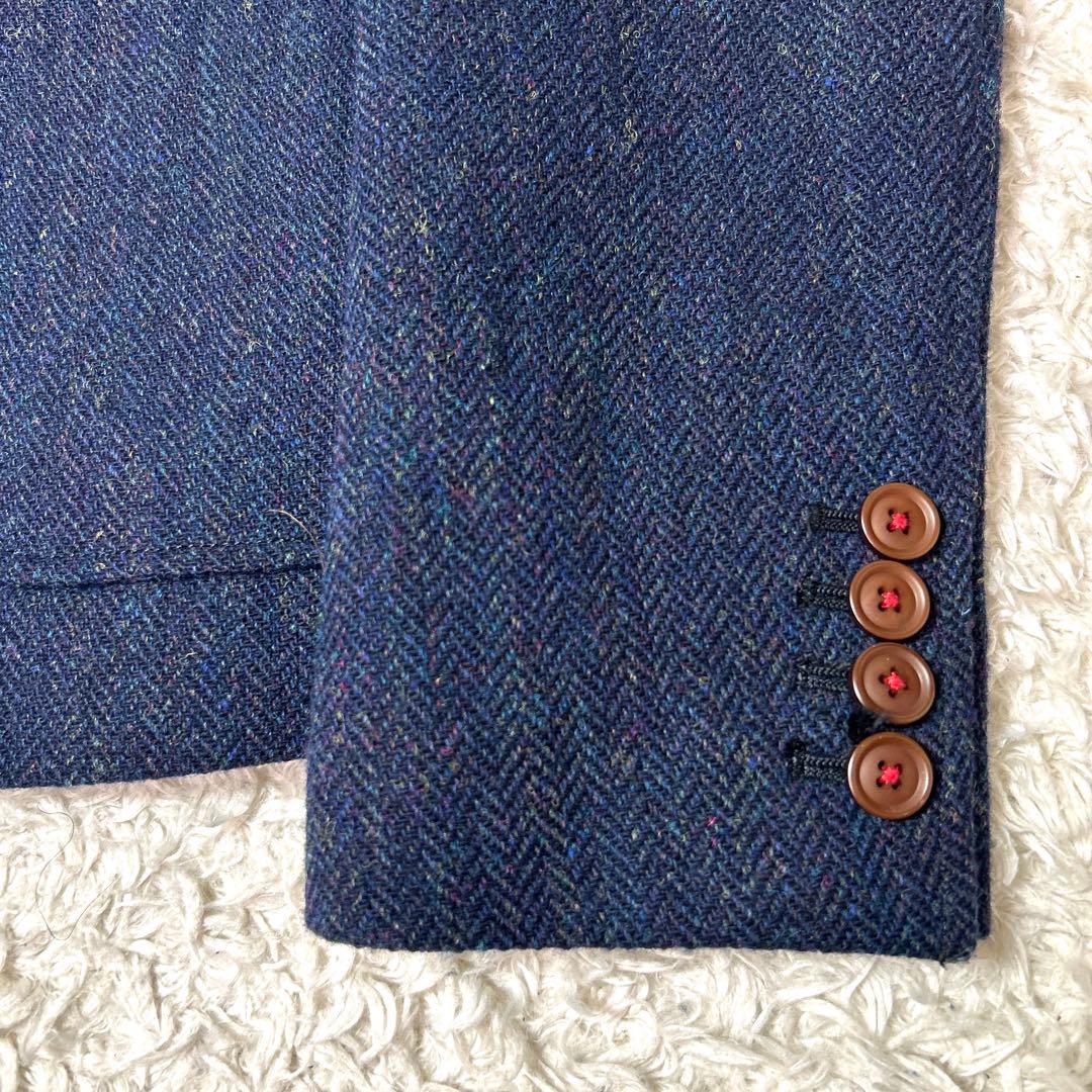 【未使用品】MEN'S MELROSE ウールテーラードジャケット ネイビー L