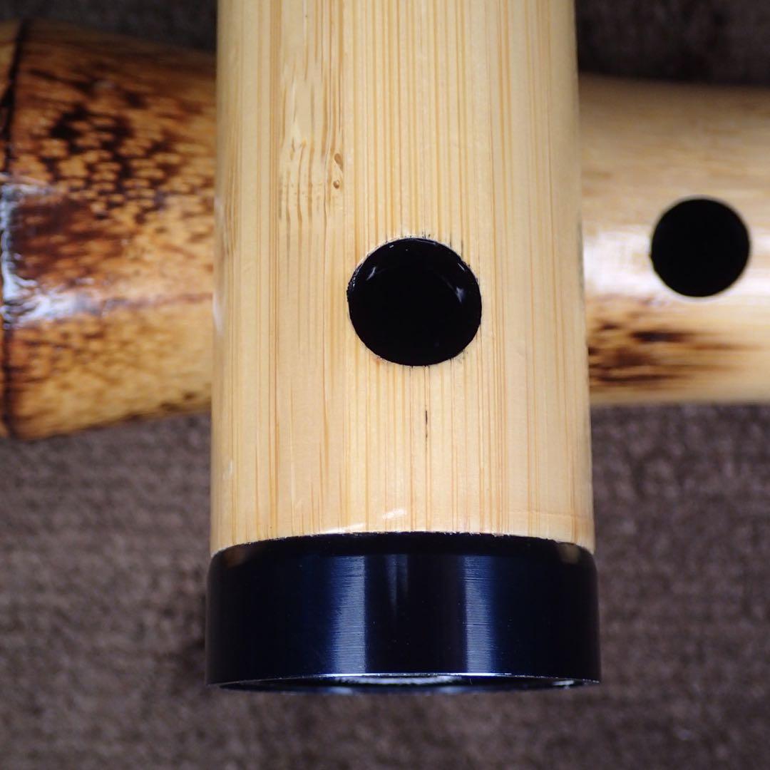 尺八 ワダ楽器 蝴蝶 高級合竹曲管 一尺八寸管