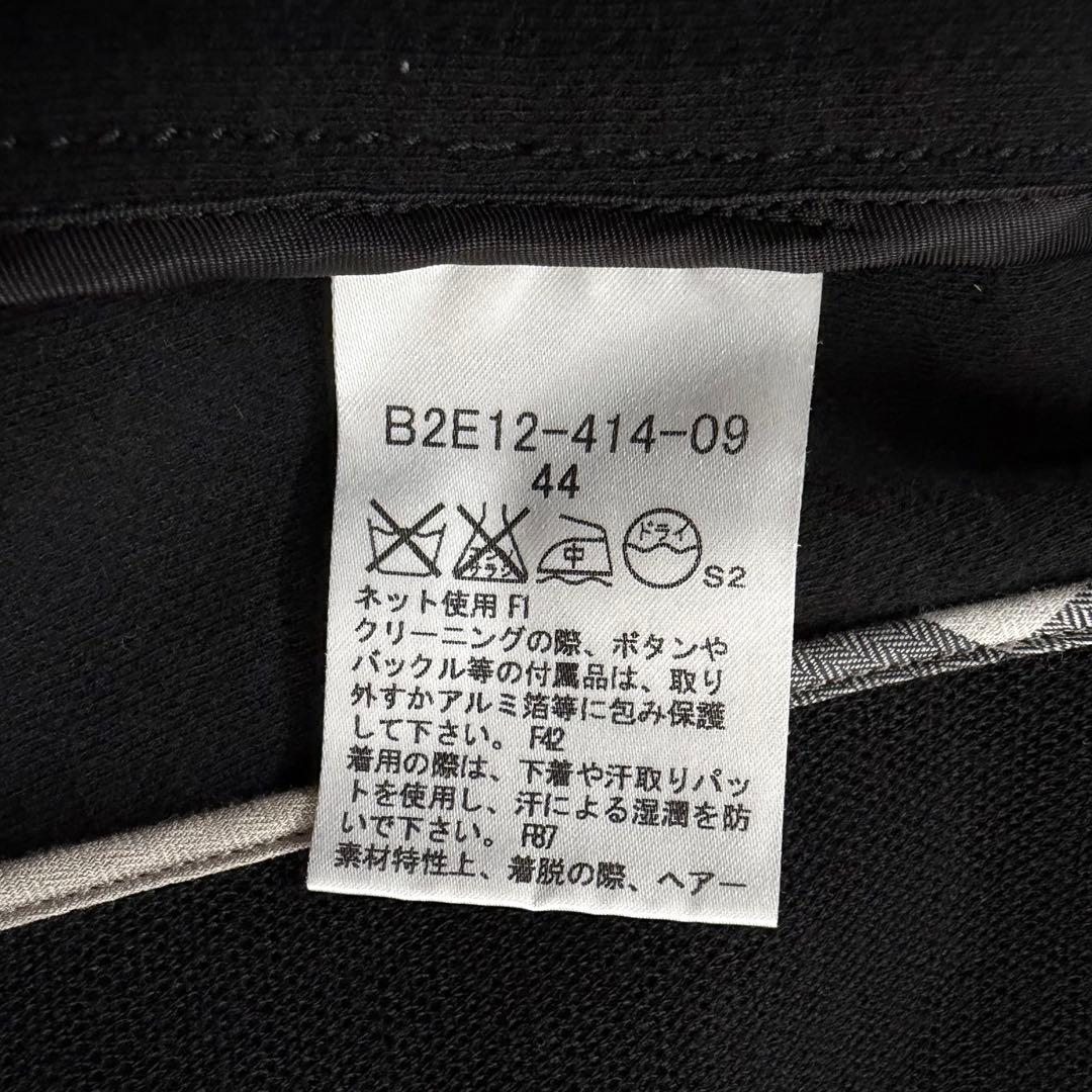 大きいサイズ✨極美品バーバリーロンドン 黒ジャケット ロゴ チェック フリル
