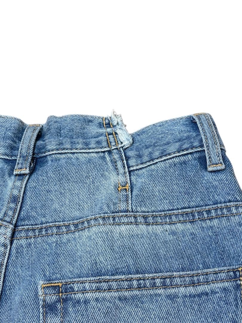 MOUSSY マウジー cross waist wide ストレート　レディース