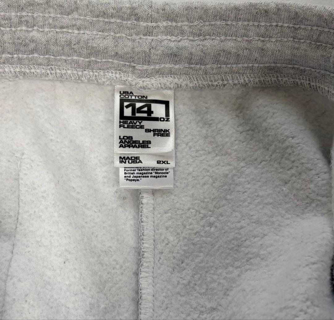 SSZ AH LOS ANGELES APPAREL スウェットパンツ グレー