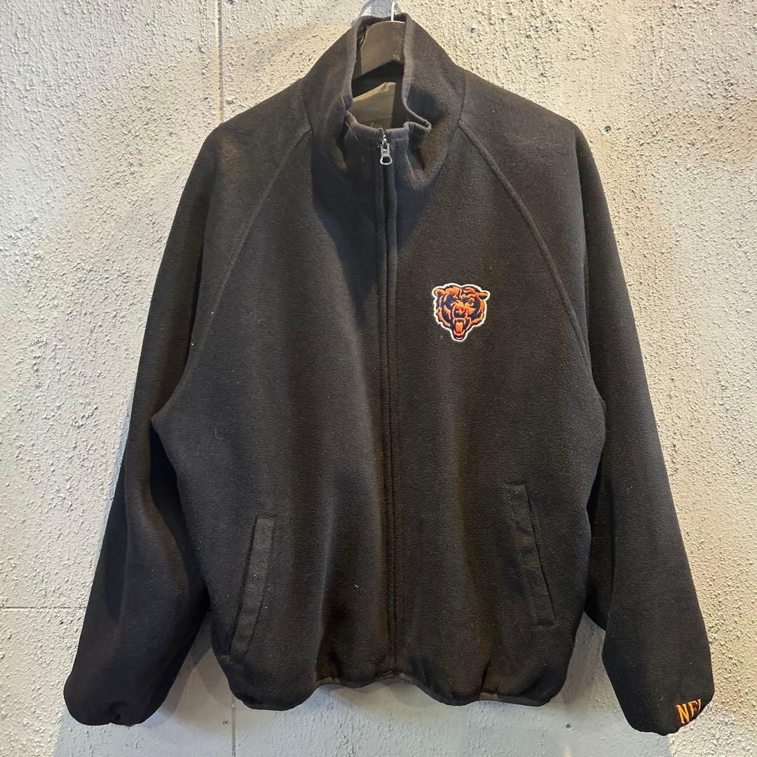 NFL BEARS リバーシブル　ジャケット Mサイズ フリース　オレンジ黒