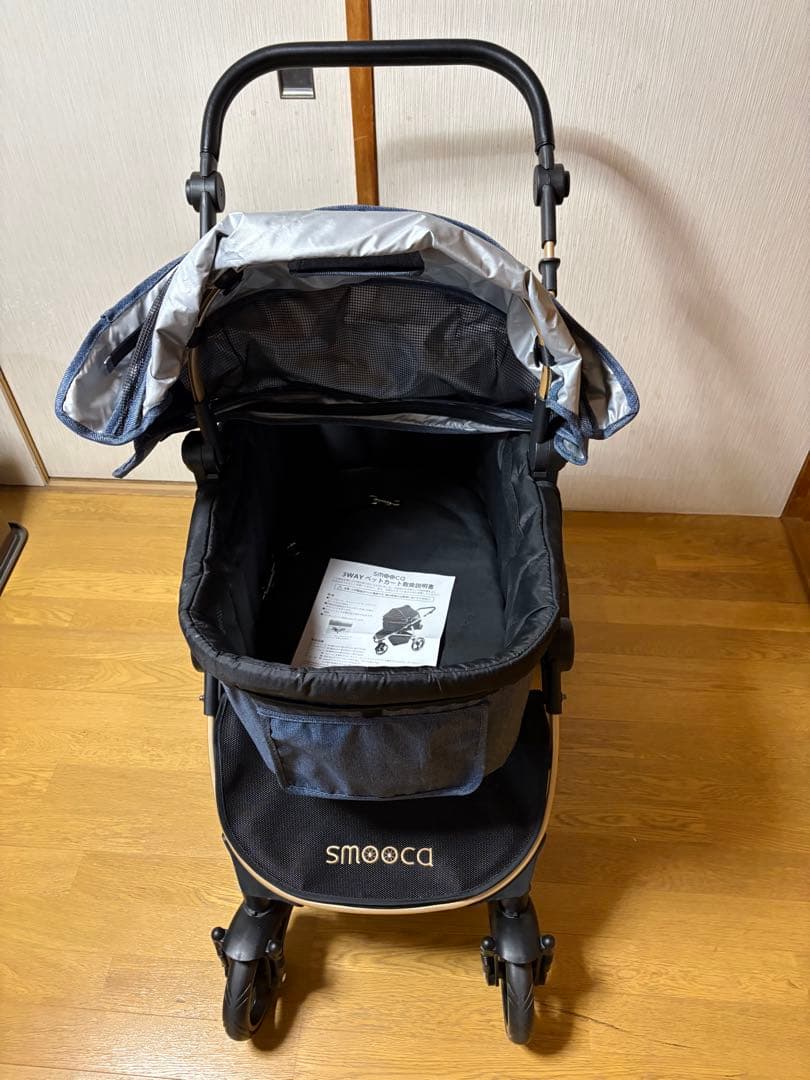 smooca スムーカプレミアム　ペットカート 犬 取り外し可　多頭 折りたたみ