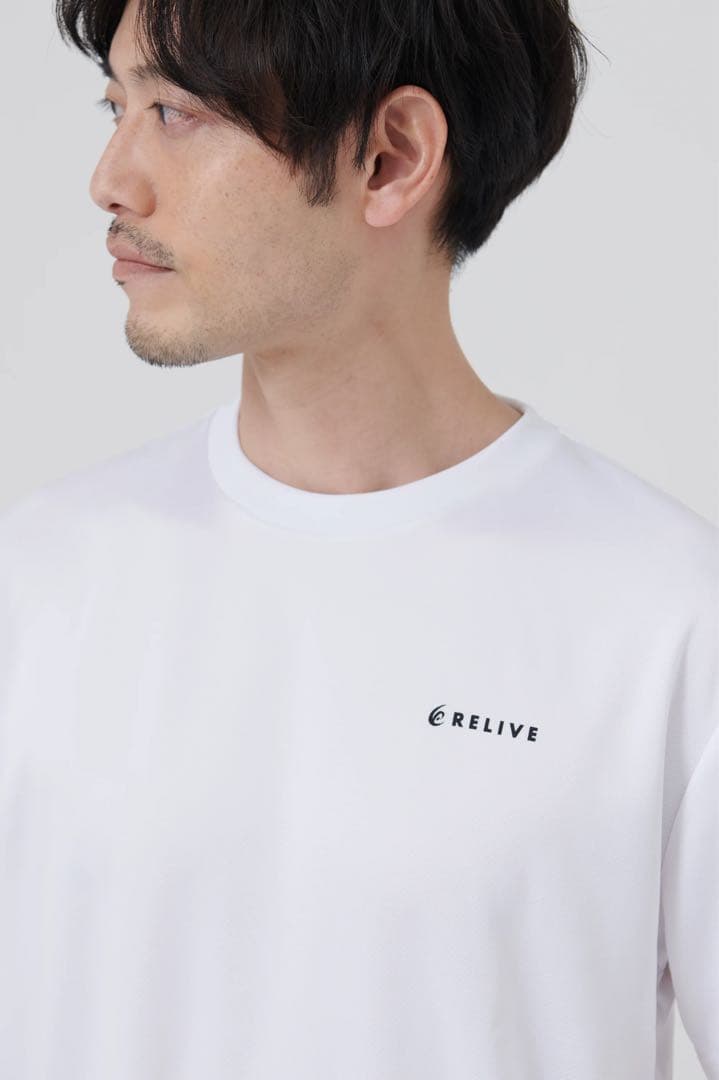 正規品保証！リライブシャツα　半袖　Tシャツ 丸ネック　ホワイト　FXZ