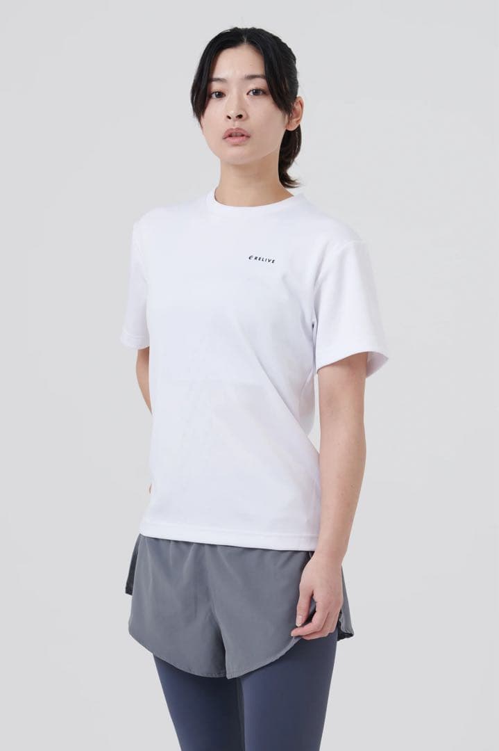 正規品保証！リライブシャツα　半袖　Tシャツ 丸ネック　ホワイト　FXZ