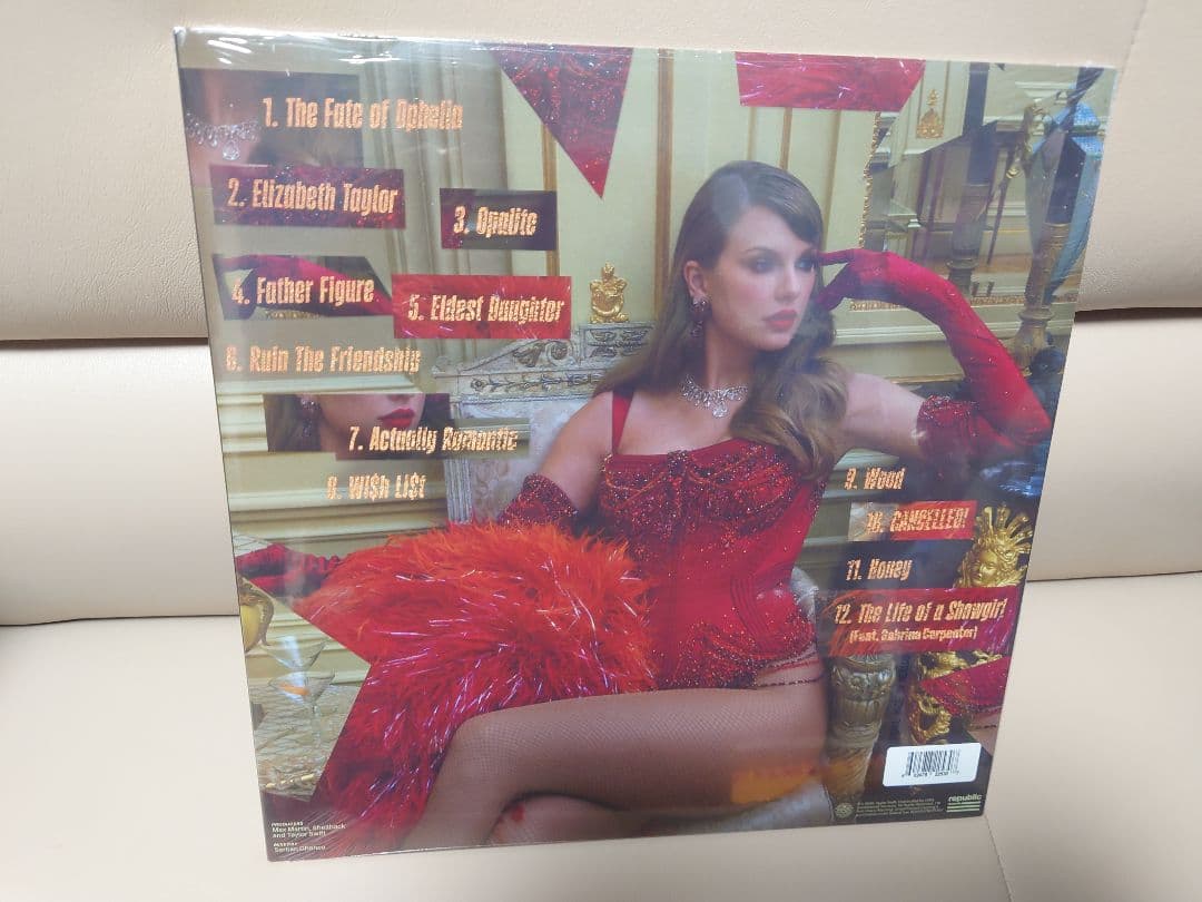 Taylor Swift THE LIFE OF A SHOWGIRL レコード