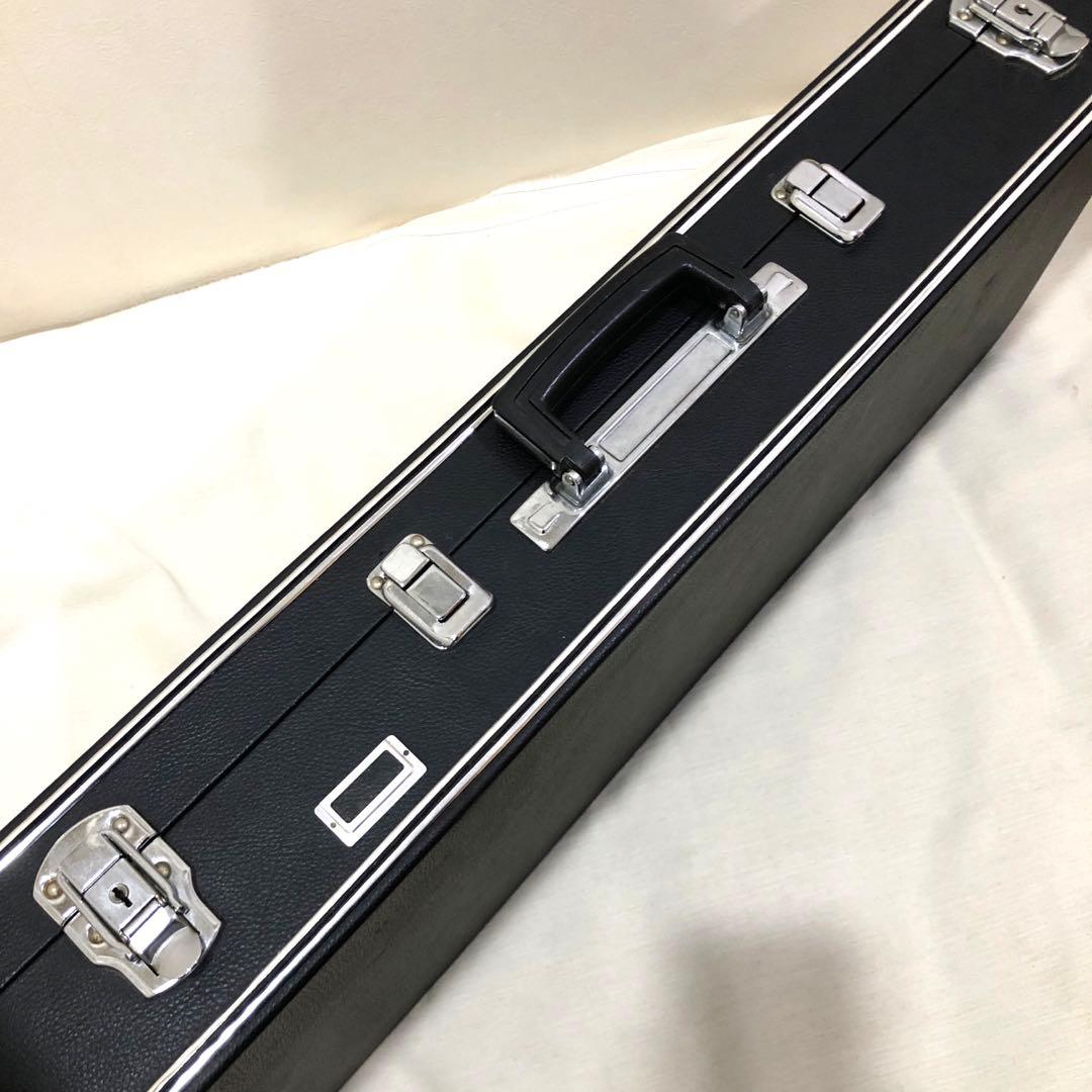 尺八　レザーハードケース　10本収納　持ち運び　和楽器