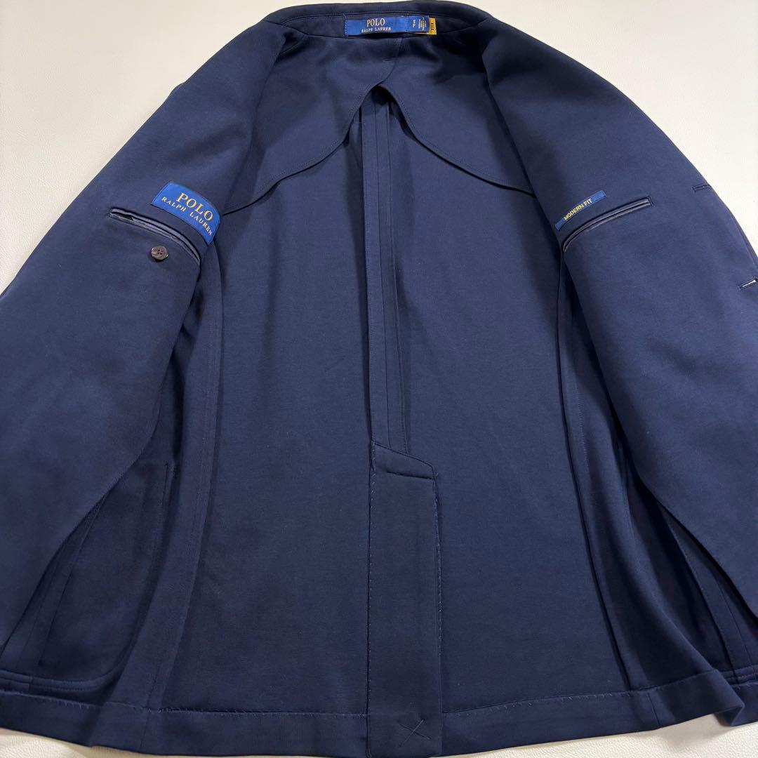 23年製 現行 POLO ラルフローレン テーラードジャケットQRタグ