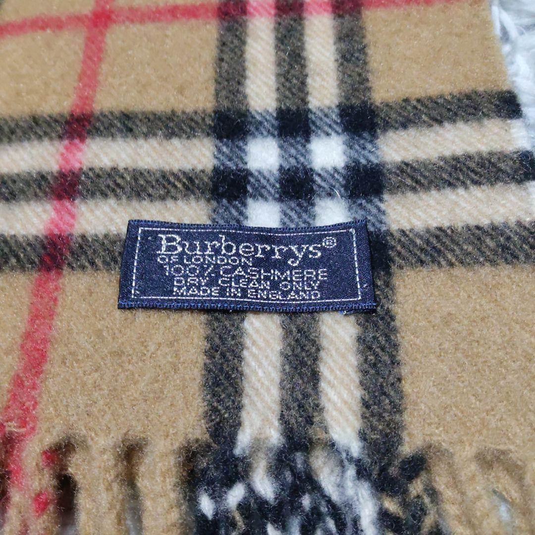 BUREEPRY バーバリー　ノバチェック　カシミヤ　マフラー