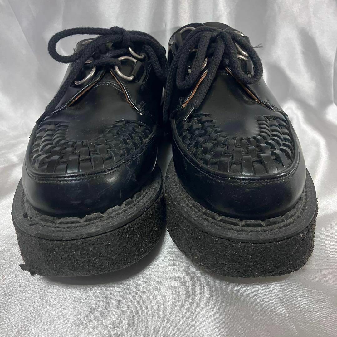 ECOX ジョージコックス ラバーソール 黒 UK6 3588VIB