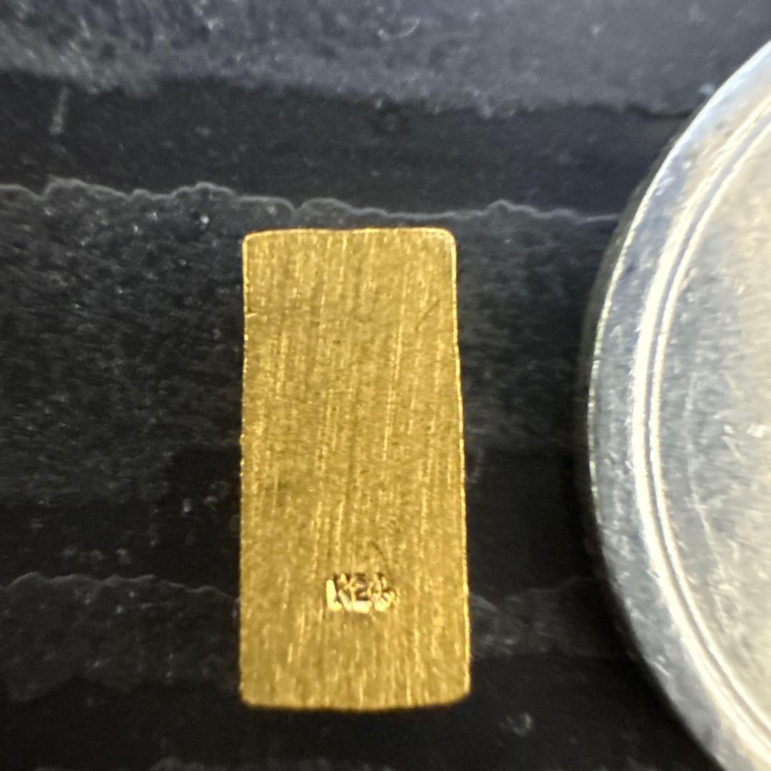 が*ん様 99.9純度 小型FINE GOLD24k刻印