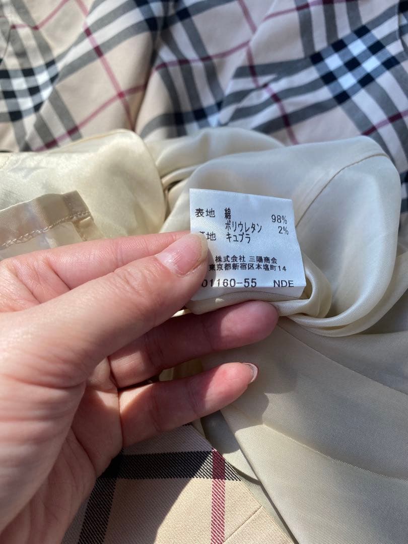 新品　バーバリーロンドン ノバチェック ワンピース38 定価13.5万