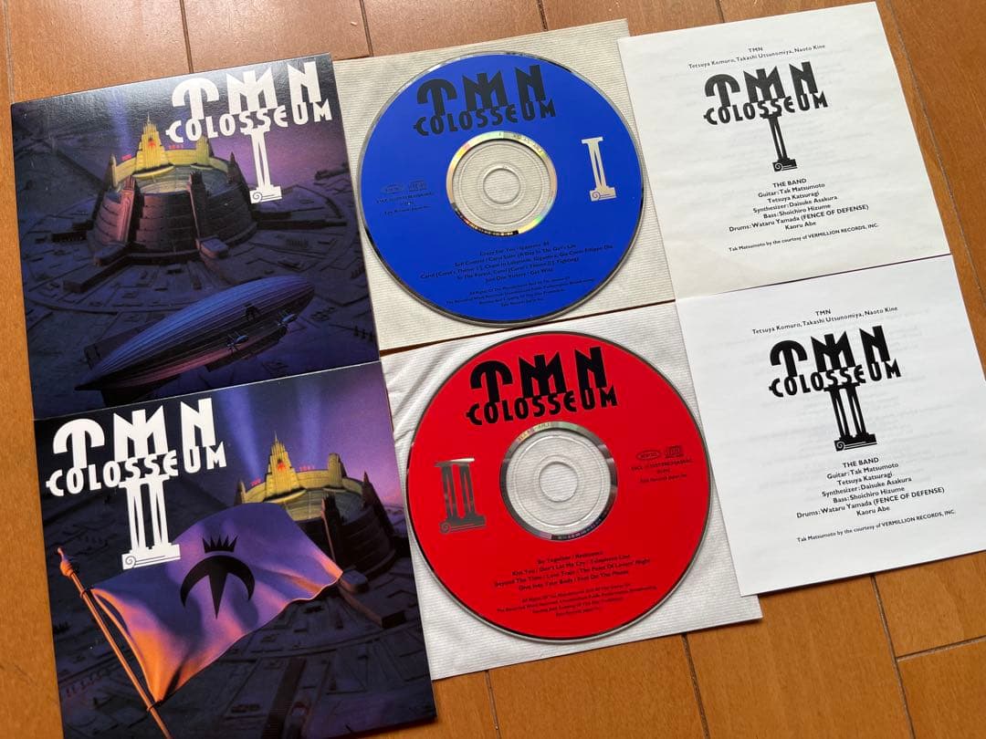 【限定紙ジャケット盤】2枚 TM NETWORK TMN COLOSSEUM