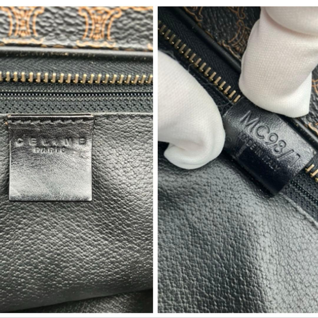 CELINE セリーヌ Macadamマカダム ボストンバッグ