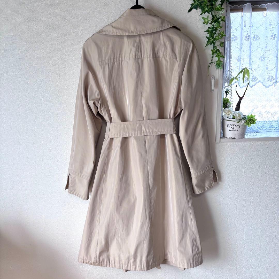 美品 MaxMara 白タグ　スプリングコート　ベージュ トレンチコート