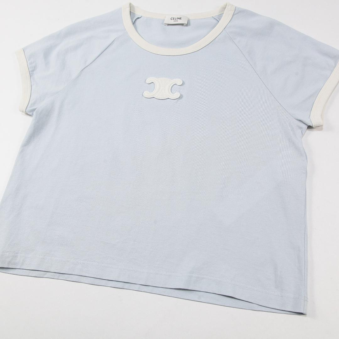極美品 CELINE 25SS トリオンフ Tシャツ / コットンジャージー L