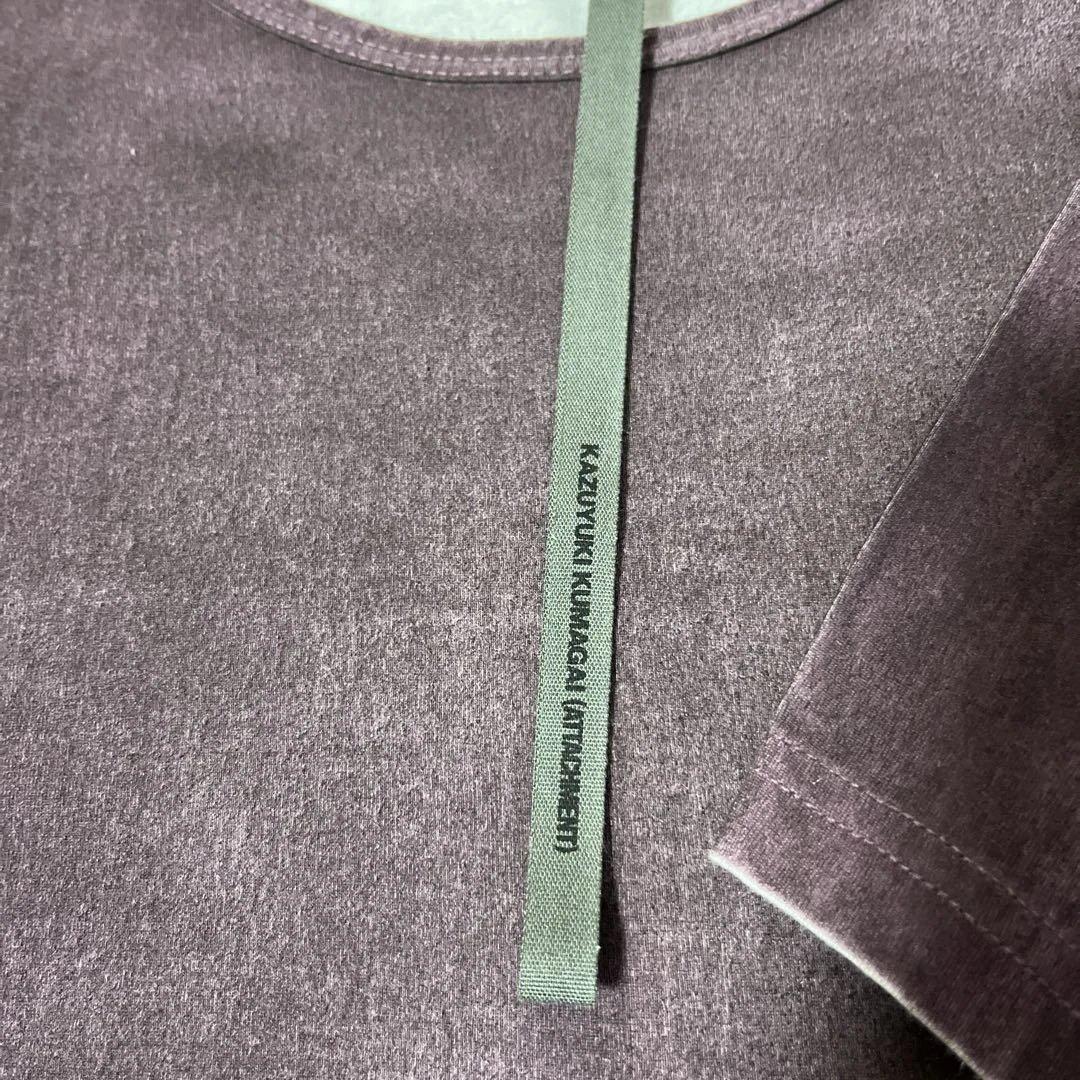 KAZUYUKIKUMAGAI/ATTACHMENT切り替えTシャツ 2枚セット
