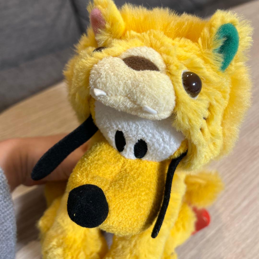 ディズニーストア　プルート　ぬいぐるみ　着ぐるみ　ライオン