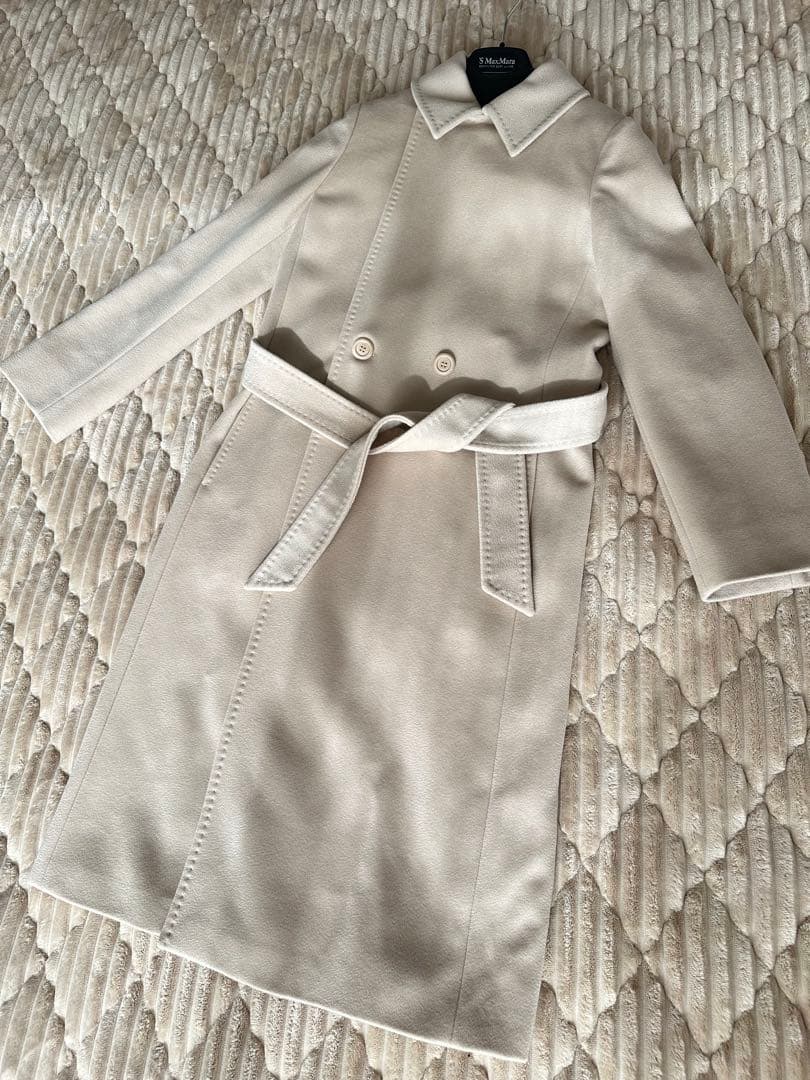 マックスマーラステュディオ Max Mara STUDIO ウールコートベージュ