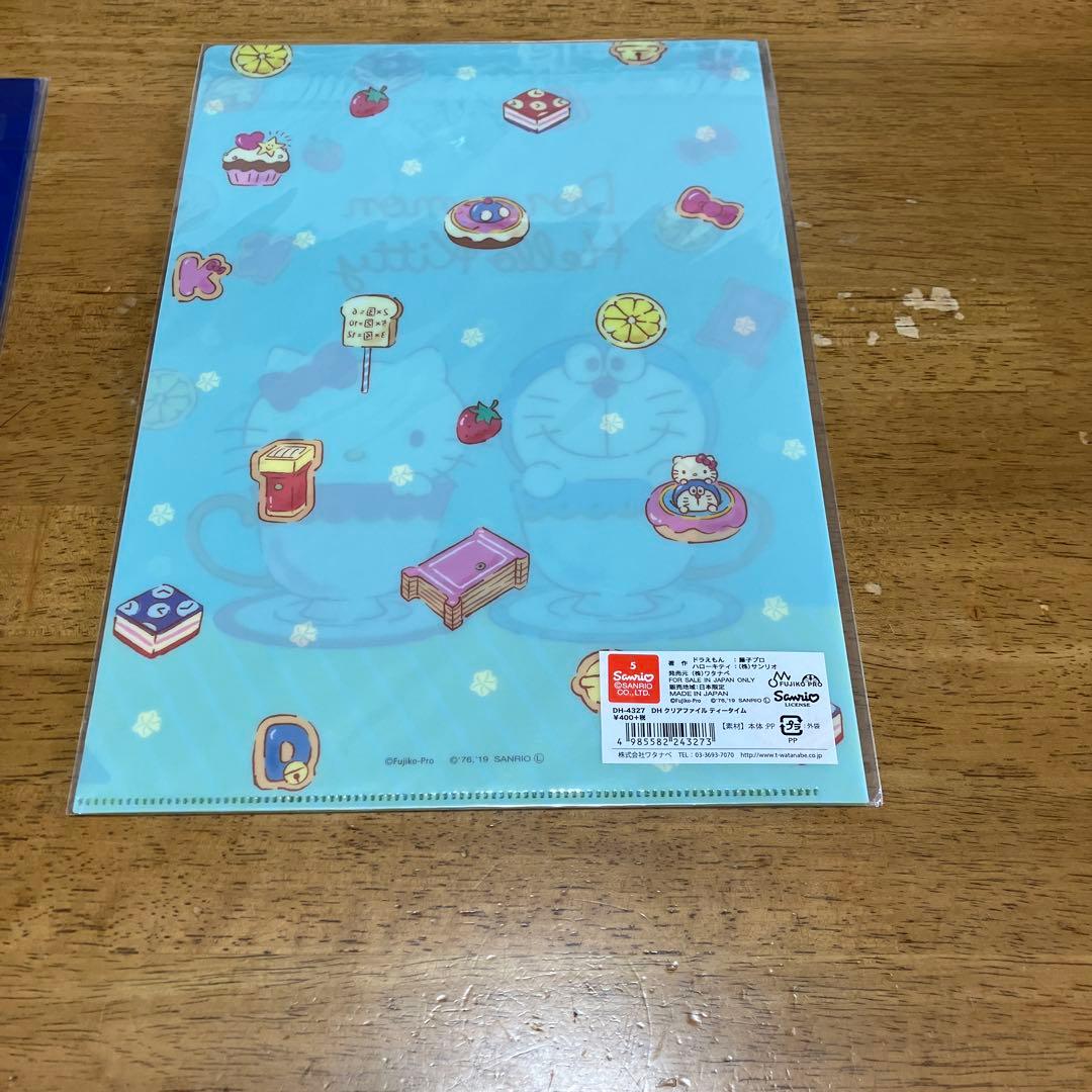 ハローキティ・クレヨンしんちゃん・ドラえもん　クリアファイル〜SA4