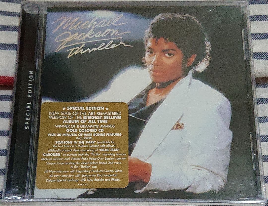 (未開封) マイケル・ジャクソン「THRILLER」(GOLD CD)