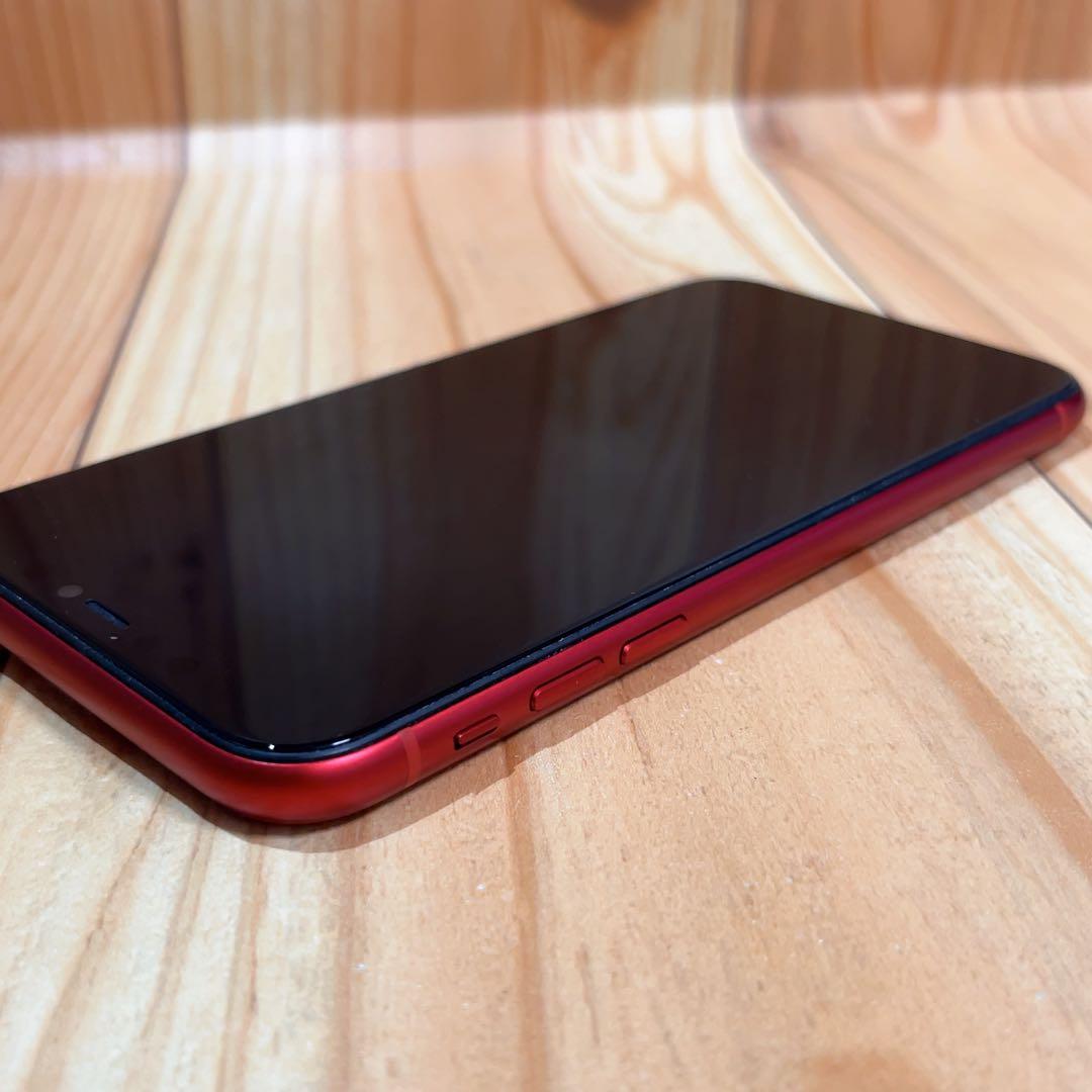 SIMフリー 本体 iPhone 11 128 GB 622 レッド 電池交換済