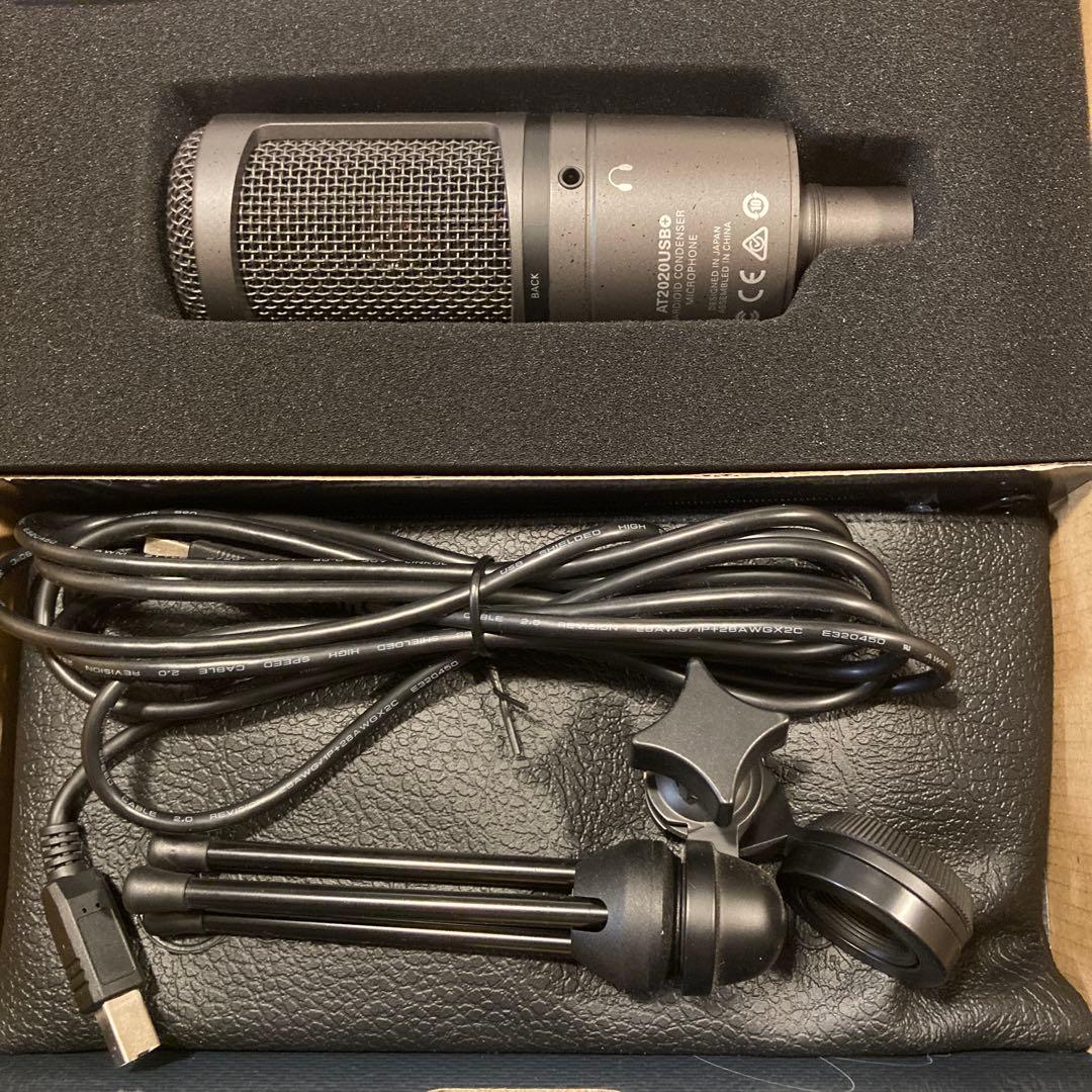 【美品】audio-technica AT2020USB+ コンデンサーマイク