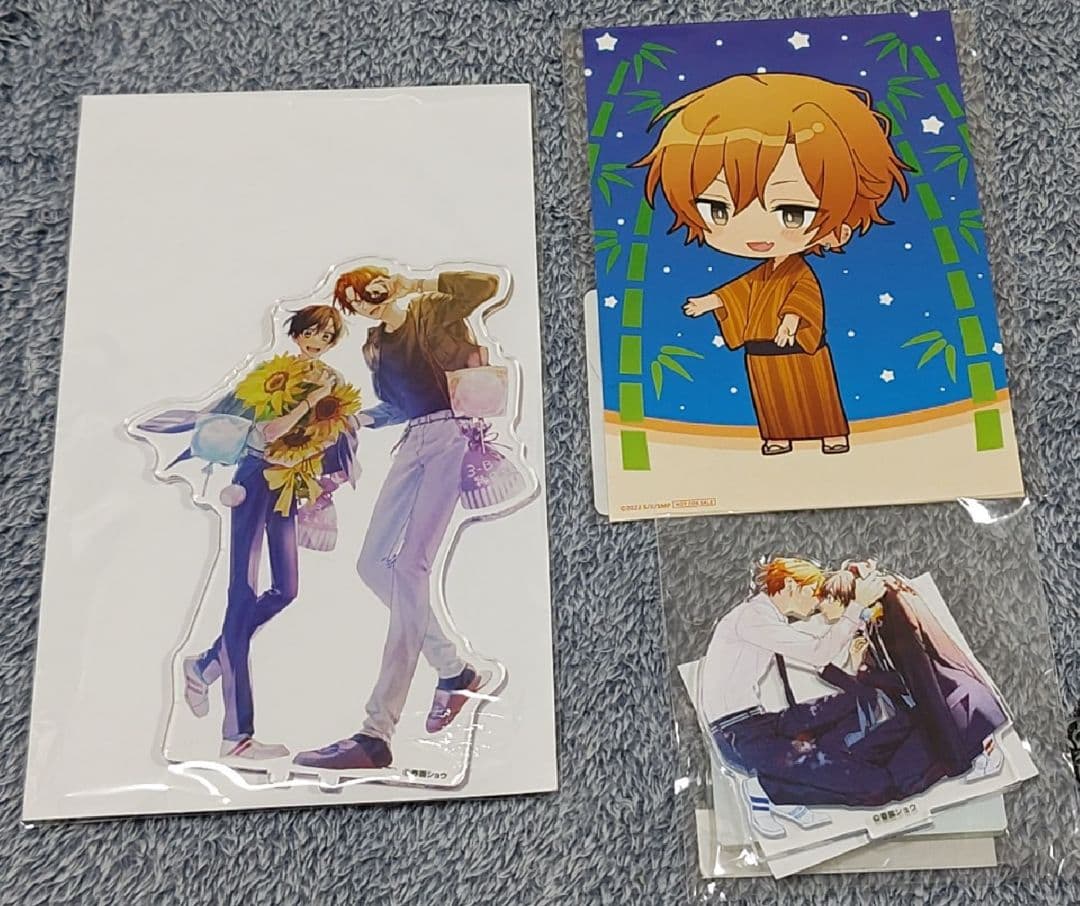 佐々木と宮野　平野と鍵浦　春園しょう　アクリルスタンド　イラストカード　他