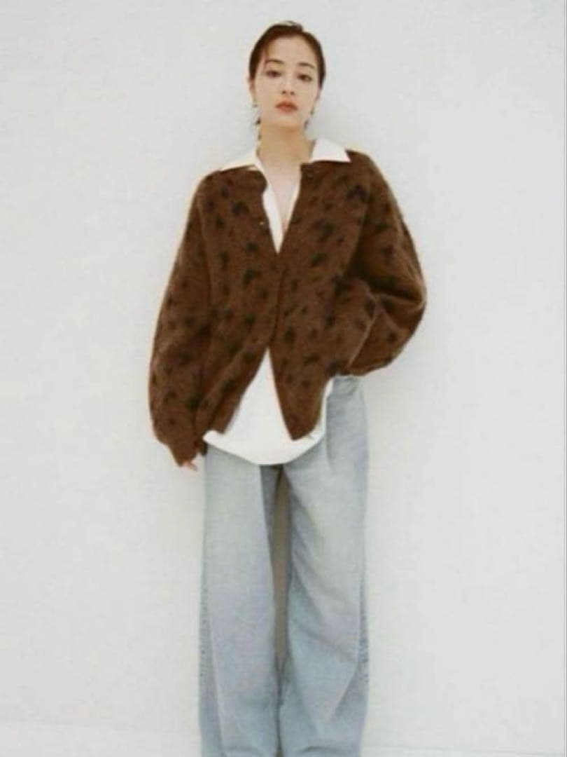 広瀬すず CLANE MOHAIR LOOSE KNIT CARDIGAN