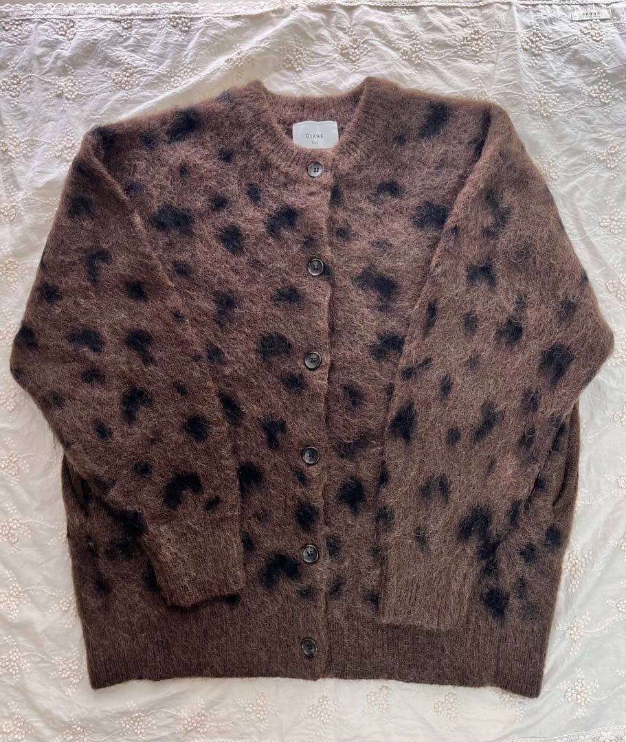 広瀬すず CLANE MOHAIR LOOSE KNIT CARDIGAN